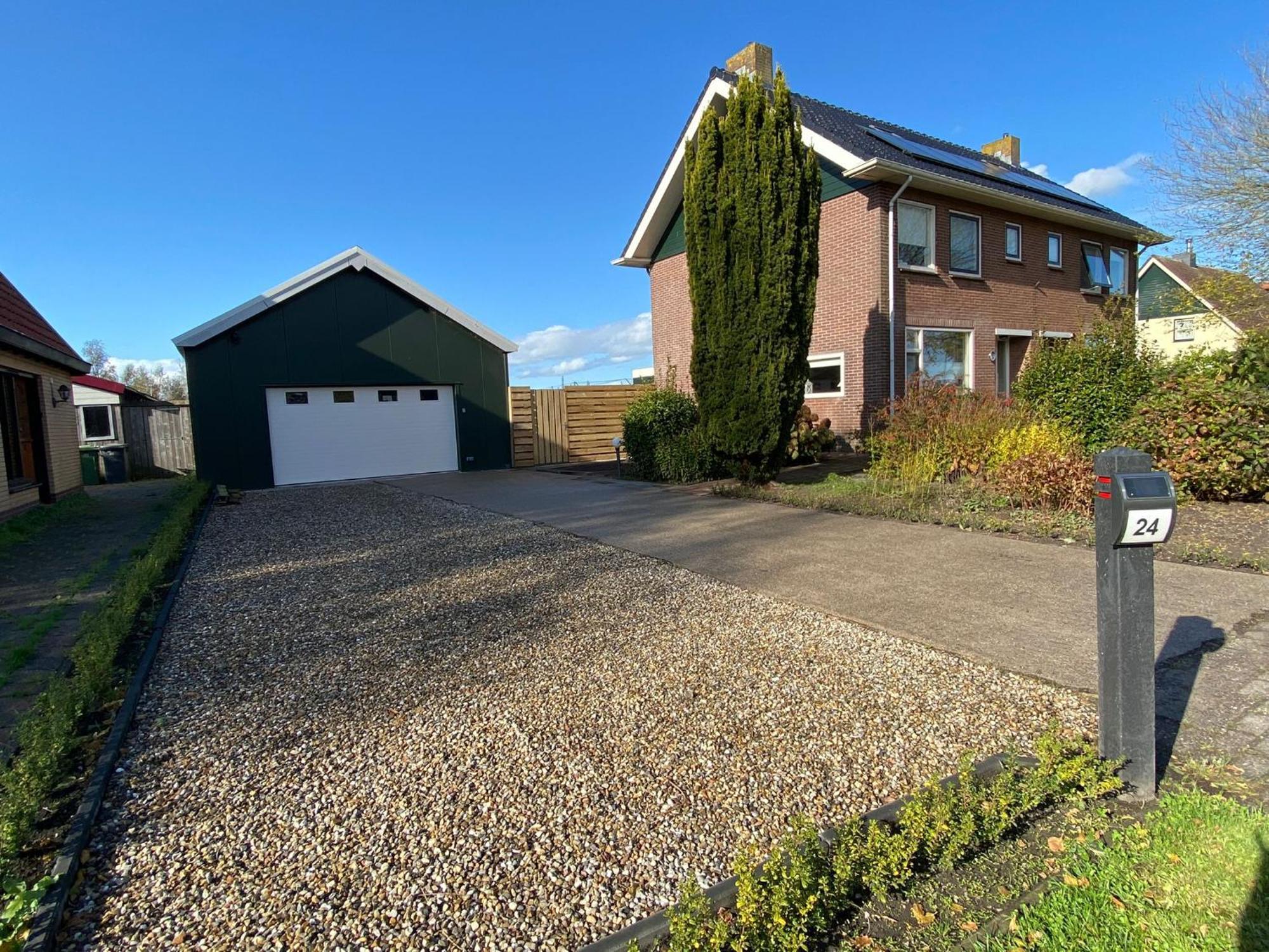Huis Bij Het Water Met Sloepje Jutrijp Exteriér fotografie