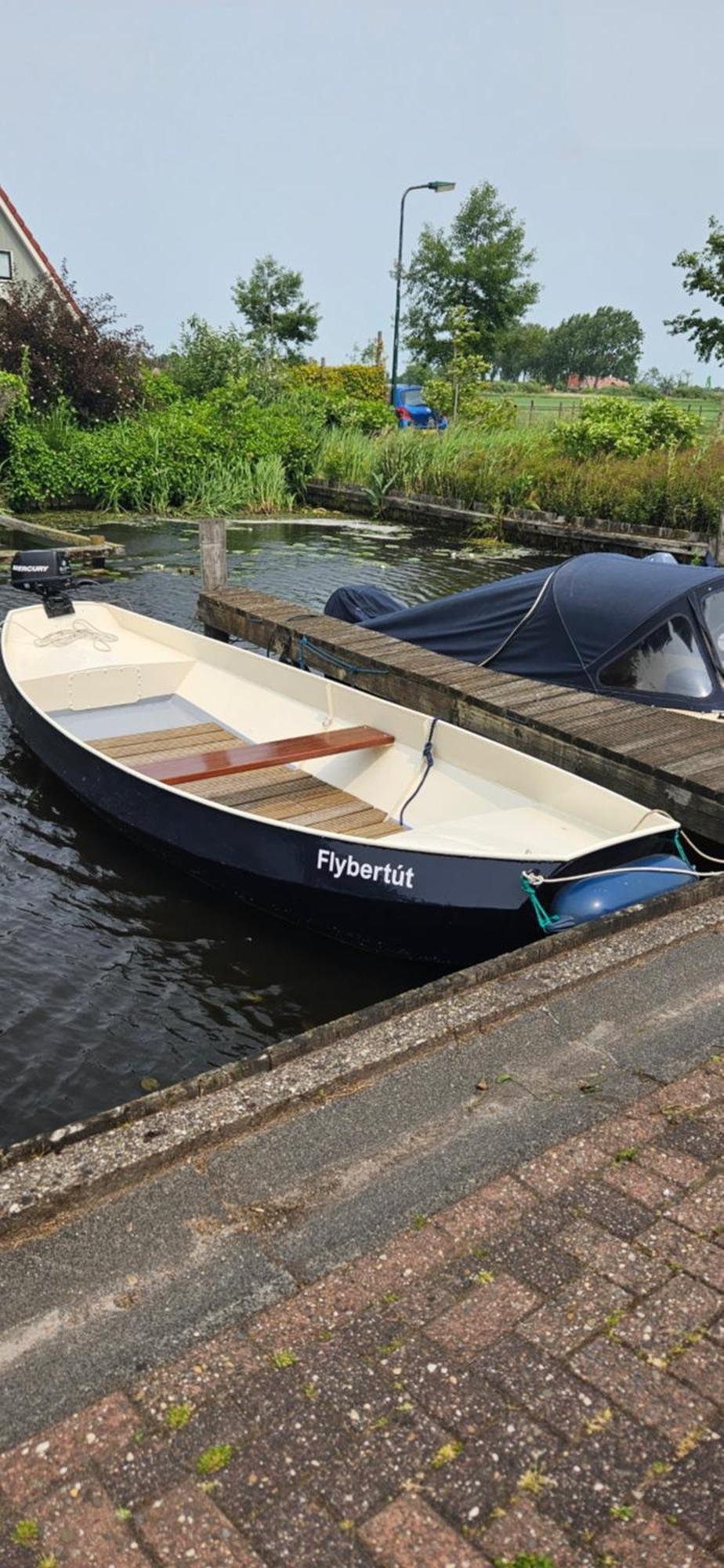 Huis Bij Het Water Met Sloepje Jutrijp Exteriér fotografie